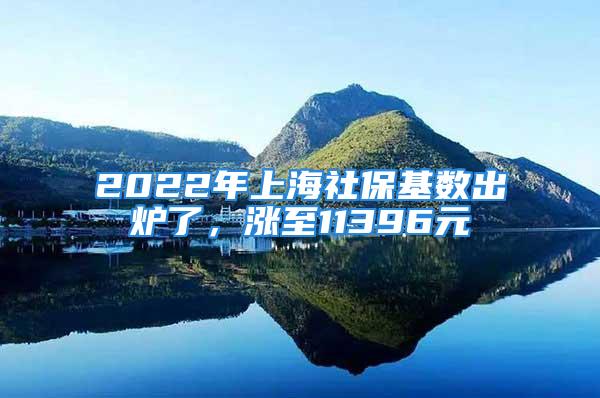 2022年上海社?；鶖?shù)出爐了，漲至11396元