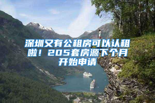 深圳又有公租房可以認(rèn)租啦！205套房源下個(gè)月開(kāi)始申請(qǐng)