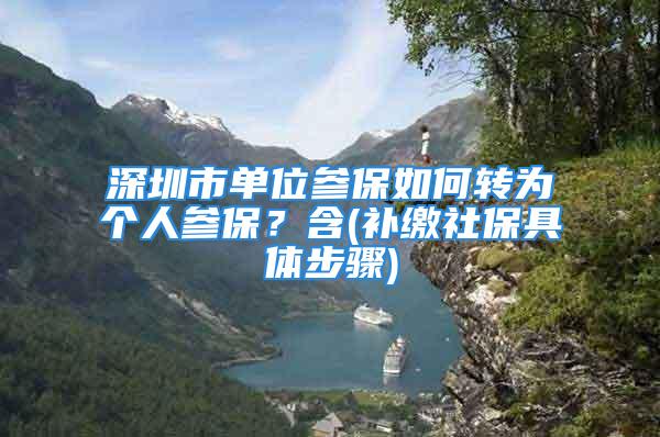 深圳市單位參保如何轉(zhuǎn)為個(gè)人參保？含(補(bǔ)繳社保具體步驟)