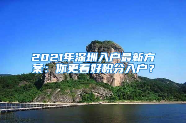 2021年深圳入戶最新方案：你更看好積分入戶？