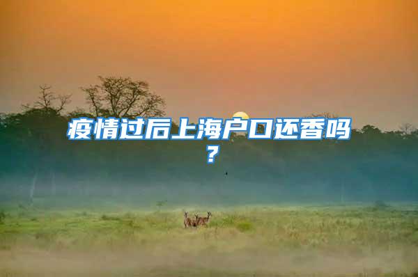 疫情過后上海戶口還香嗎？