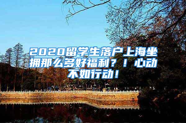 2020留學(xué)生落戶上海坐擁那么多好福利？！心動(dòng)不如行動(dòng)！