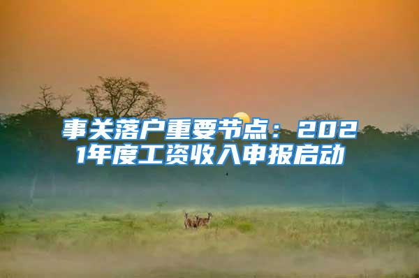 事關(guān)落戶(hù)重要節(jié)點(diǎn)：2021年度工資收入申報(bào)啟動(dòng)