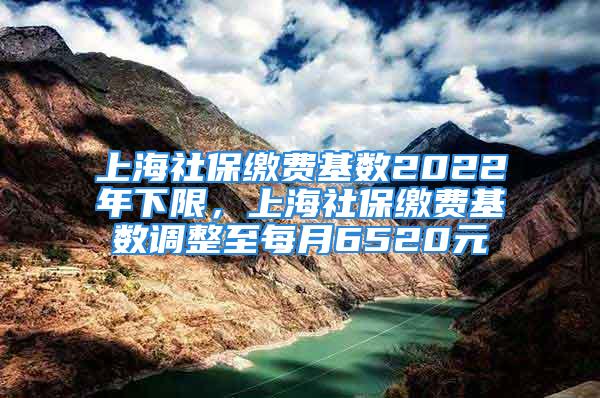 上海社保繳費基數(shù)2022年下限，上海社保繳費基數(shù)調(diào)整至每月6520元