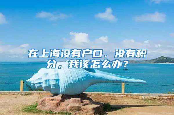 在上海沒有戶口、沒有積分，我該怎么辦？