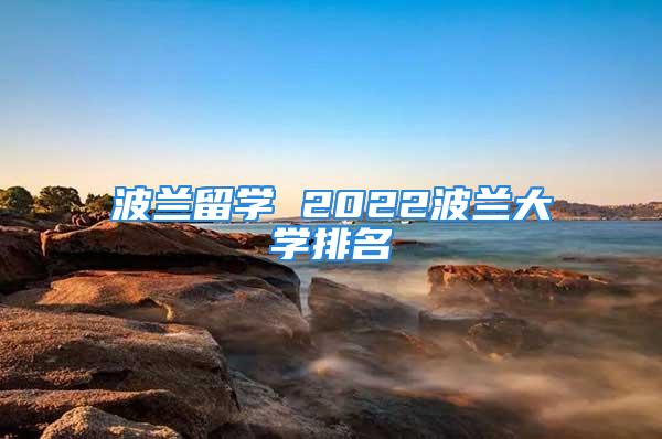 波蘭留學(xué) 2022波蘭大學(xué)排名