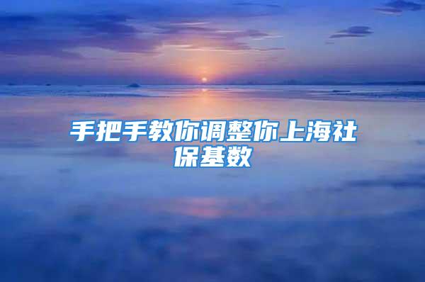 手把手教你調(diào)整你上海社?；鶖?shù)