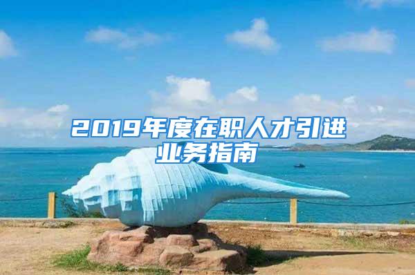 2019年度在職人才引進業(yè)務(wù)指南