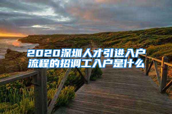 2020深圳人才引進(jìn)入戶流程的招調(diào)工入戶是什么