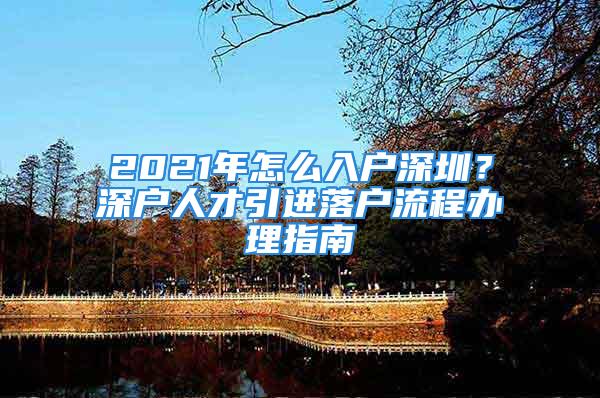 2021年怎么入戶深圳？深戶人才引進落戶流程辦理指南