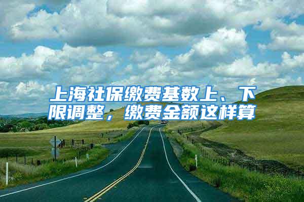 上海社保繳費(fèi)基數(shù)上、下限調(diào)整，繳費(fèi)金額這樣算→