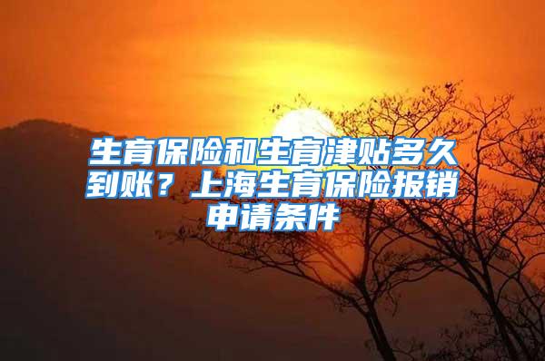 生育保險(xiǎn)和生育津貼多久到賬？上海生育保險(xiǎn)報(bào)銷申請(qǐng)條件