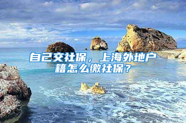 自己交社保，上海外地戶籍怎么繳社保？