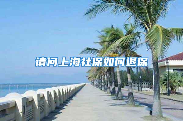 請(qǐng)問(wèn)上海社保如何退保