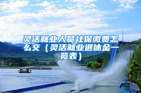 靈活就業(yè)人員社保繳費(fèi)怎么交（靈活就業(yè)退休金一覽表）