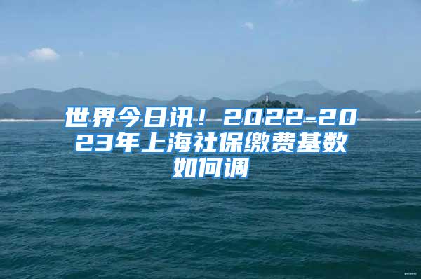 世界今日訊！2022-2023年上海社保繳費(fèi)基數(shù)如何調(diào)