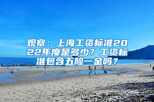 觀察：上海工資標準2022年度是多少？工資標準包含五險一金嗎？