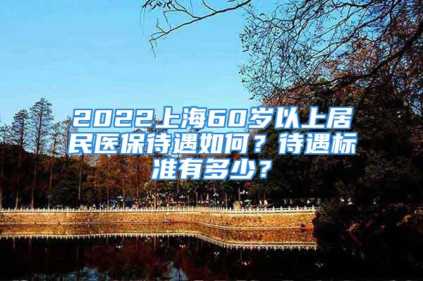 2022上海60歲以上居民醫(yī)保待遇如何？待遇標(biāo)準(zhǔn)有多少？