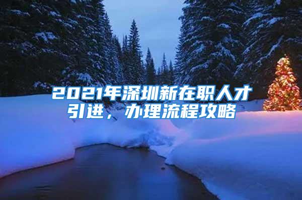 2021年深圳新在職人才引進(jìn)，辦理流程攻略