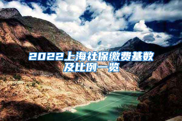 2022上海社保繳費(fèi)基數(shù)及比例一覽