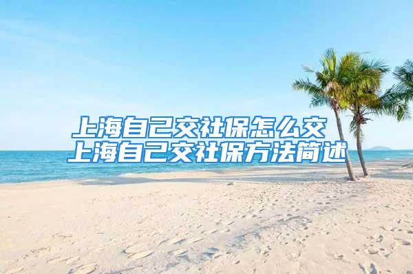 上海自己交社保怎么交 上海自己交社保方法簡(jiǎn)述