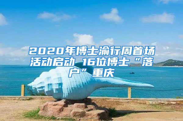 2020年博士渝行周首場活動啟動 16位博士“落戶”重慶