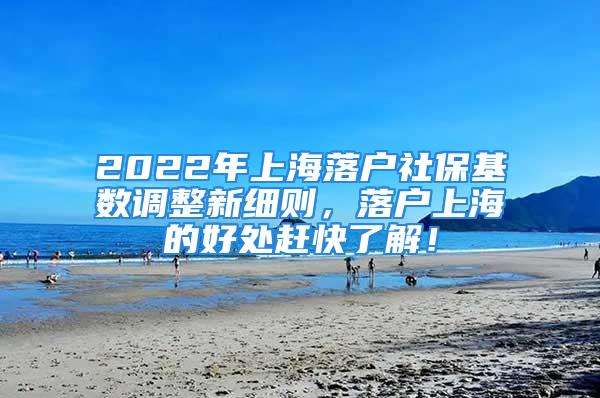 2022年上海落戶社保基數(shù)調(diào)整新細(xì)則，落戶上海的好處趕快了解！