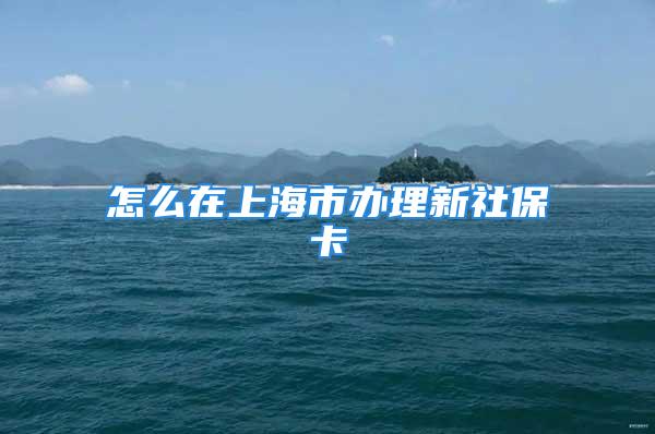 怎么在上海市辦理新社?？?/></p>
									　　<p>社會(huì)醫(yī)療保險(xiǎn)卡是醫(yī)療保險(xiǎn)個(gè)人帳戶(hù)專(zhuān)用卡，它以個(gè)人身份證為識(shí)別碼，下面就是左邊華律網(wǎng)右邊小編整理的上海新社保卡怎么辦理，一起來(lái)看一下吧。</p>
　　<p style=