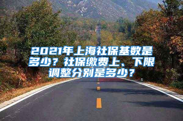 2021年上海社?；鶖?shù)是多少？社保繳費上、下限調(diào)整分別是多少？