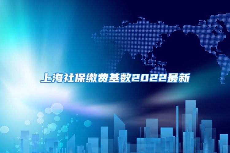 上海社保繳費基數(shù)2022最新