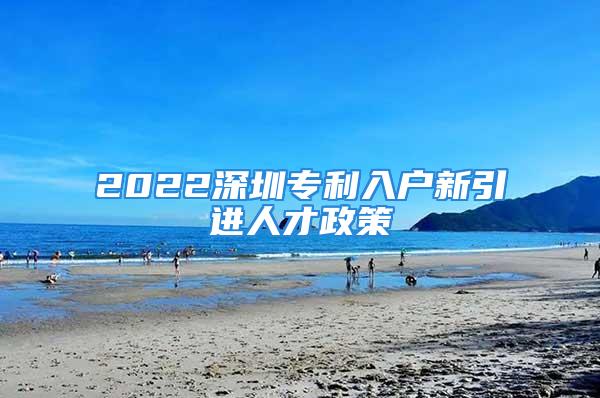 2022深圳專(zhuān)利入戶新引進(jìn)人才政策