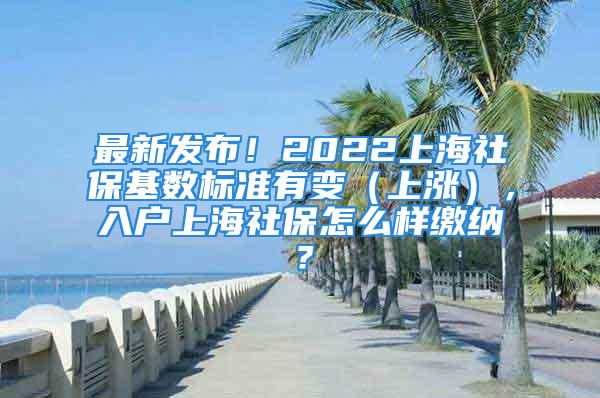 最新發(fā)布！2022上海社?；鶖?shù)標準有變（上漲），入戶上海社保怎么樣繳納？