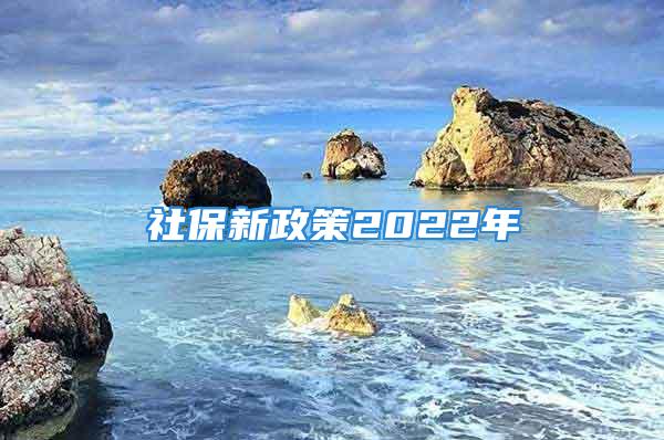 社保新政策2022年