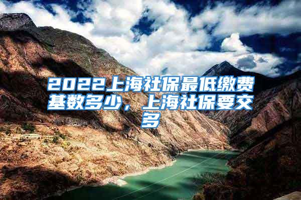 2022上海社保最低繳費(fèi)基數(shù)多少，上海社保要交多