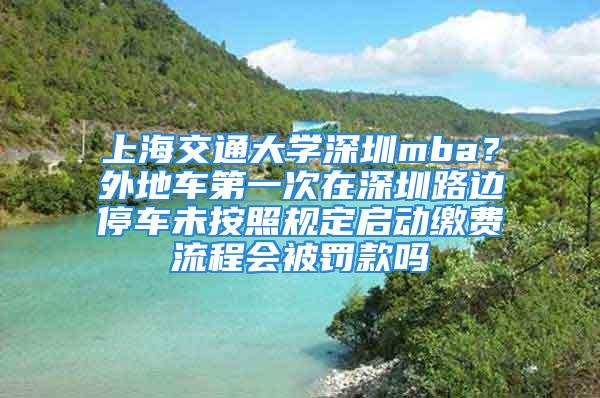 上海交通大學深圳mba？外地車第一次在深圳路邊停車未按照規(guī)定啟動繳費流程會被罰款嗎