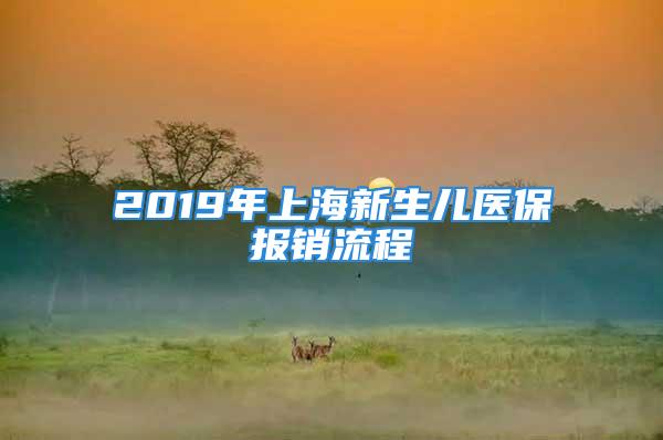 2019年上海新生兒醫(yī)保報(bào)銷流程