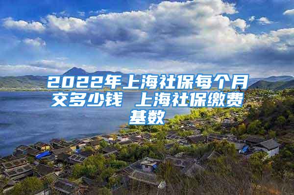 2022年上海社保每個(gè)月交多少錢 上海社保繳費(fèi)基數(shù)