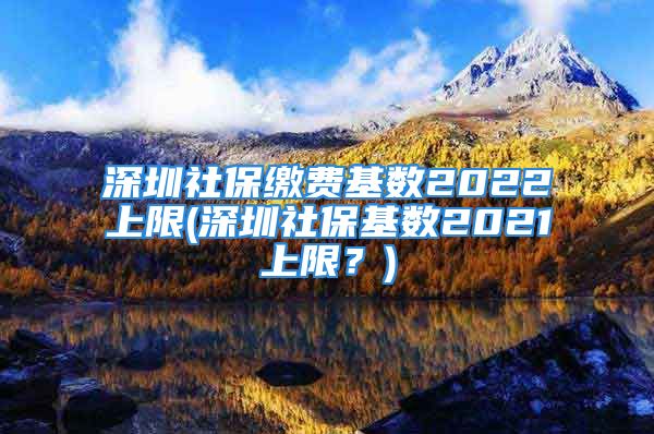 深圳社保繳費(fèi)基數(shù)2022上限(深圳社保基數(shù)2021上限？)