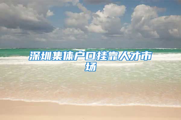 深圳集體戶口掛靠人才市場