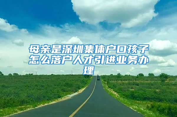 母親是深圳集體戶口孩子怎么落戶人才引進(jìn)業(yè)務(wù)辦理