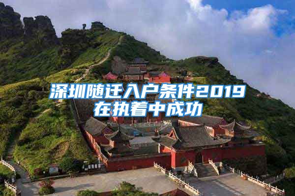 深圳隨遷入戶(hù)條件2019在執(zhí)著中成功