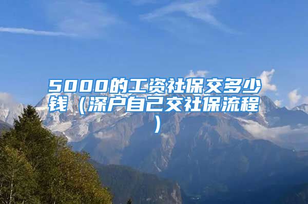 5000的工資社保交多少錢（深戶自己交社保流程）