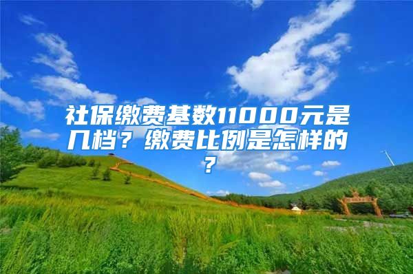 社保繳費基數11000元是幾檔？繳費比例是怎樣的？