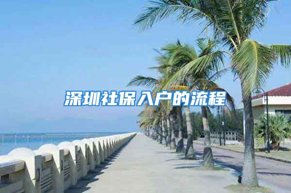 深圳社保入戶的流程