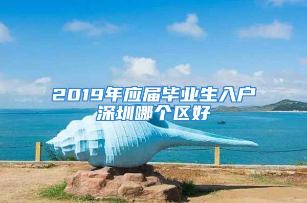 2019年應(yīng)屆畢業(yè)生入戶深圳哪個區(qū)好