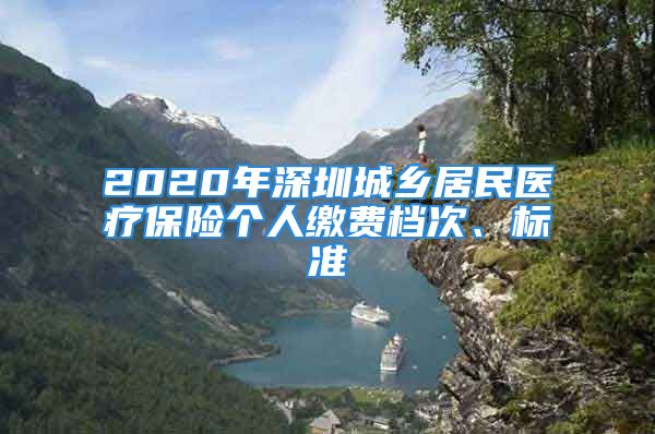 2020年深圳城鄉(xiāng)居民醫(yī)療保險(xiǎn)個(gè)人繳費(fèi)檔次、標(biāo)準(zhǔn)