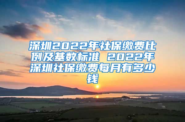 深圳2022年社保繳費(fèi)比例及基數(shù)標(biāo)準(zhǔn) 2022年深圳社保繳費(fèi)每月有多少錢