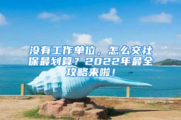 沒(méi)有工作單位，怎么交社保最劃算？2022年最全攻略來(lái)啦！