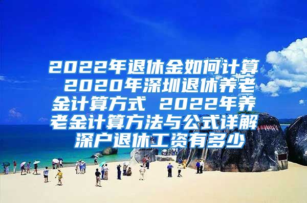 2022年退休金如何計(jì)算 2020年深圳退休養(yǎng)老金計(jì)算方式 2022年養(yǎng)老金計(jì)算方法與公式詳解 深戶退休工資有多少