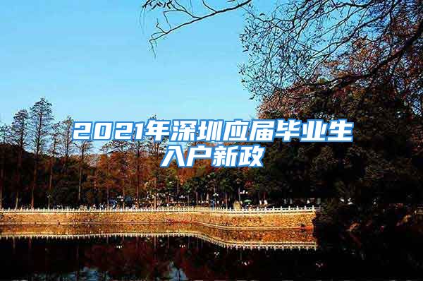 2021年深圳應(yīng)屆畢業(yè)生入戶新政